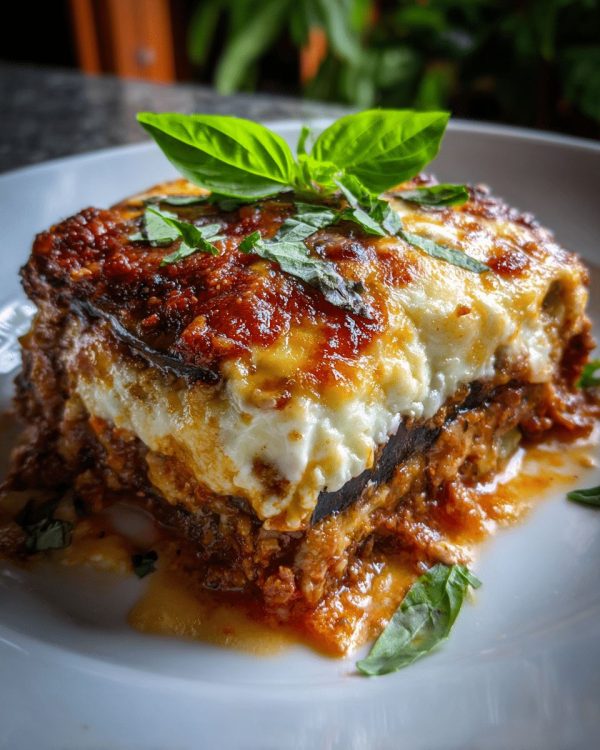 AUBERGINE LASAGNE w/Ricotta Cheese (VEGETARIAN)