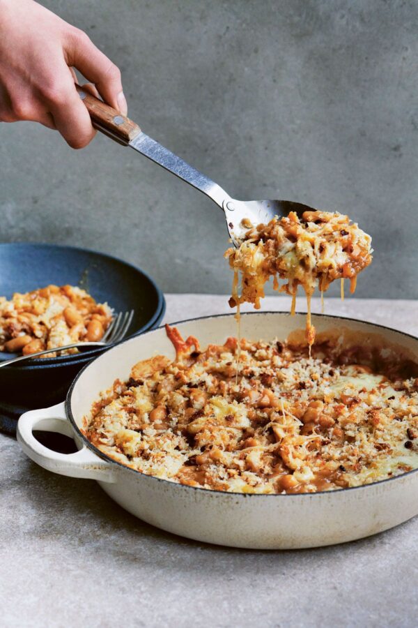 FRENCH ONION WHITE BEAN BAKE - VEGETARIAN