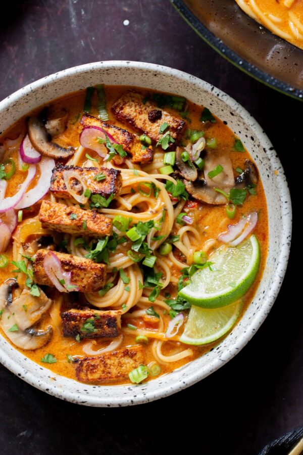 MISO RAMEN WITH RICE NOODLES - VEGAN
