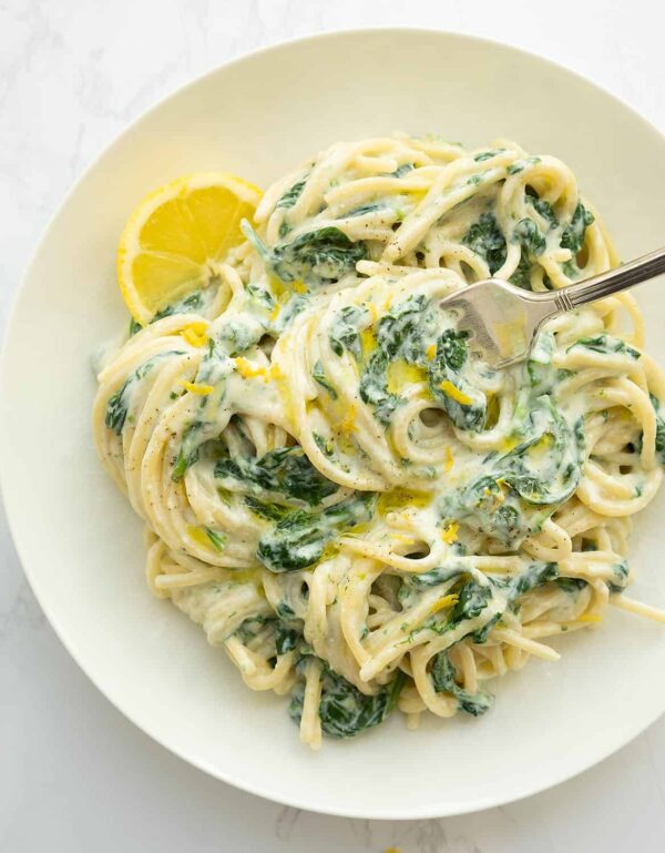 LEMON RICOTTA PASTA - VEGETARIAN