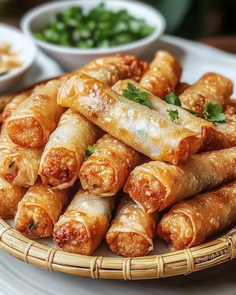 CRISPY SPRING ROLLS with a Chili Garlic Soy Dipping Sauce - Vegan