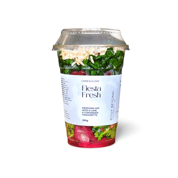 GRAB & GLOW - FIESTA FRESH with a Lime and Coriander Vinaigrette