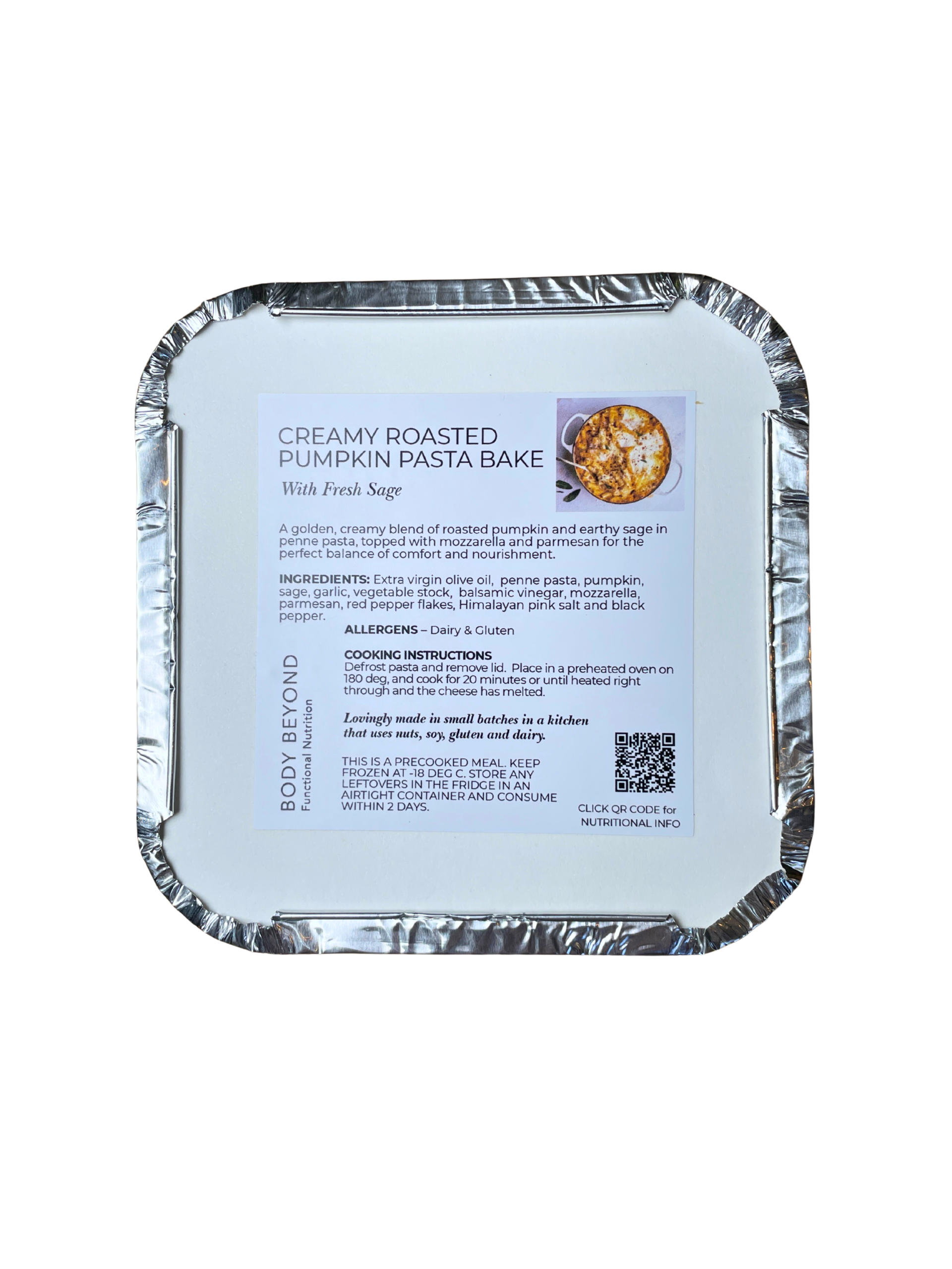 CREAMY ROASTED PUMPKIN PASTA BAKE w/ Fresh Sage - Image 2