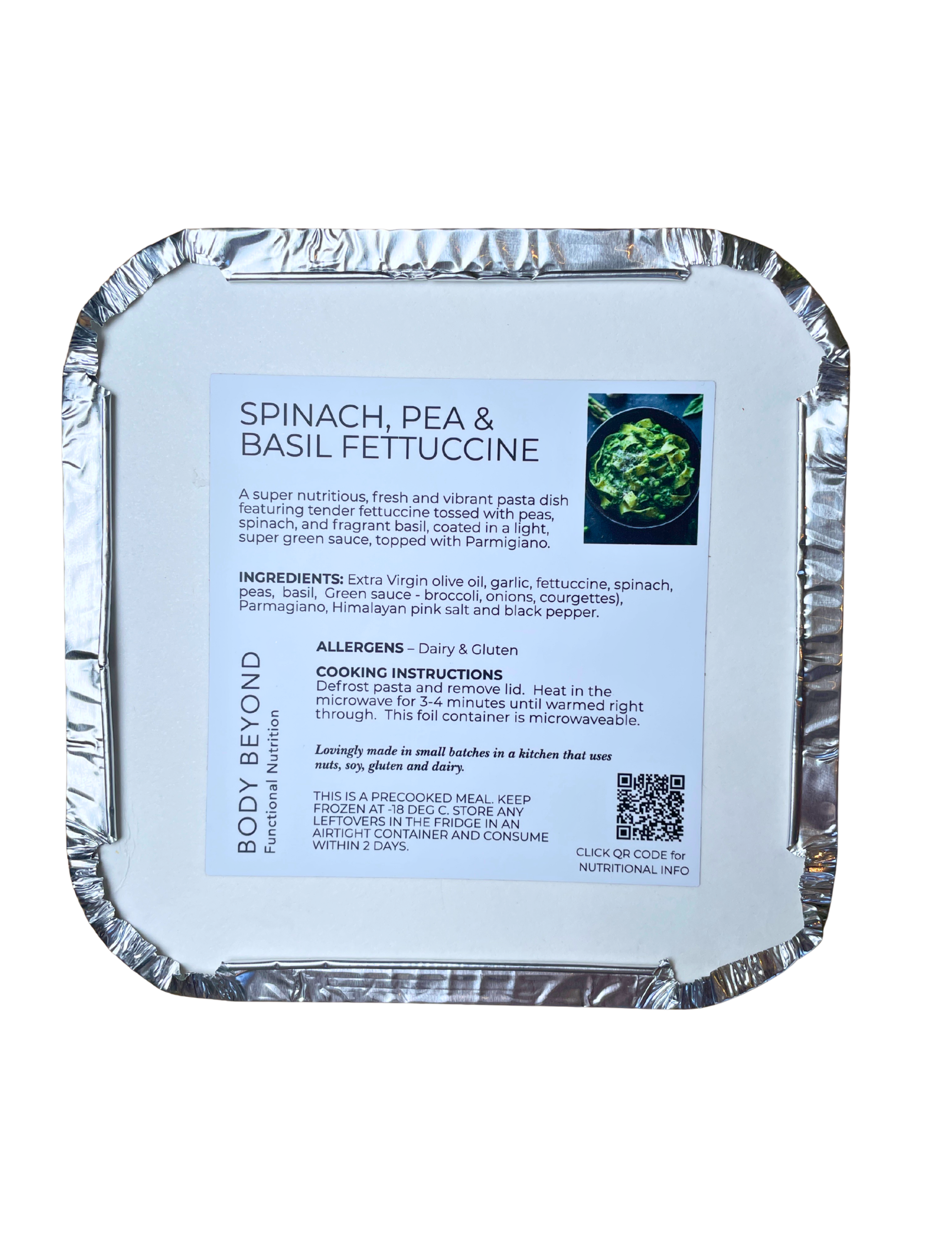 SPINACH, PEA & BASIL FETTUCINE - Image 2