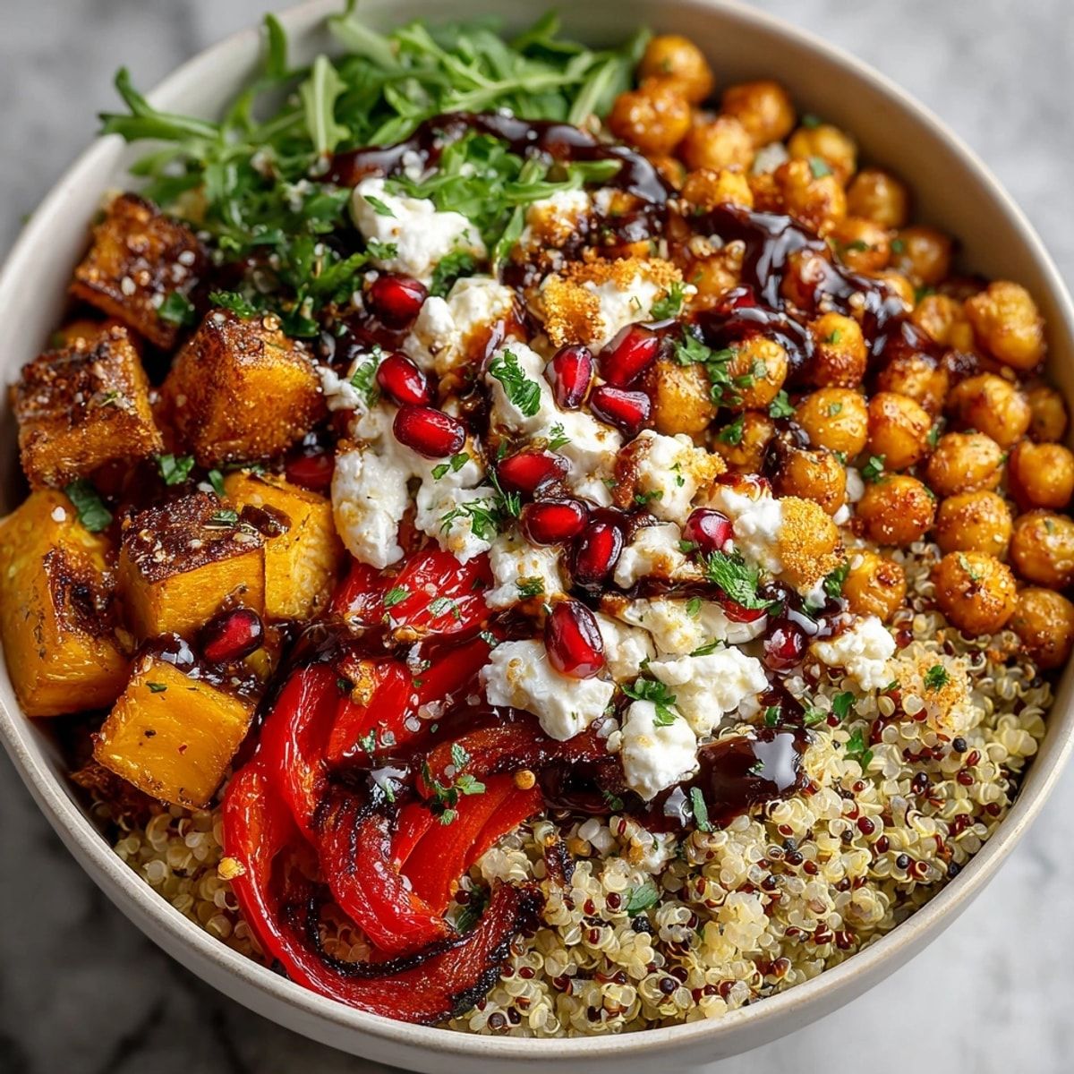 MEDITERANEAN QUINOA BOWL - VEGETARIAN