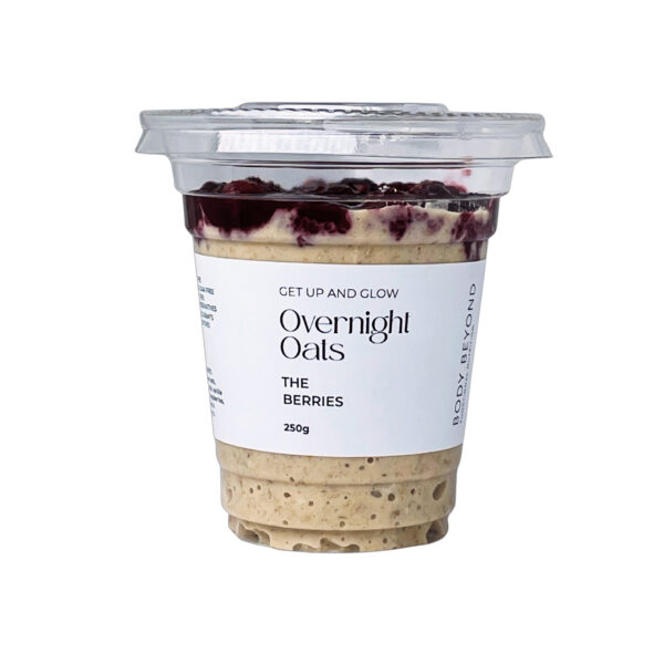 GET UP & GLOW OVERNIGHT OATS - THE BERRIES