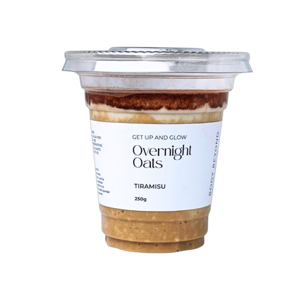GET UP & GLOW OVERNIGHT OATS - TIRAMISU