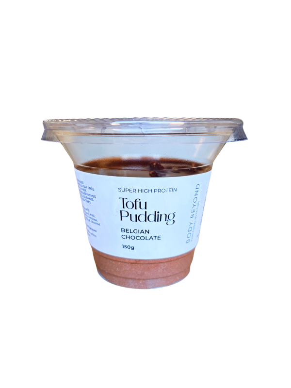 HIGH PROTEIN TOFU PUDDING - BELGIAN CHOCOLATE - VEGAN