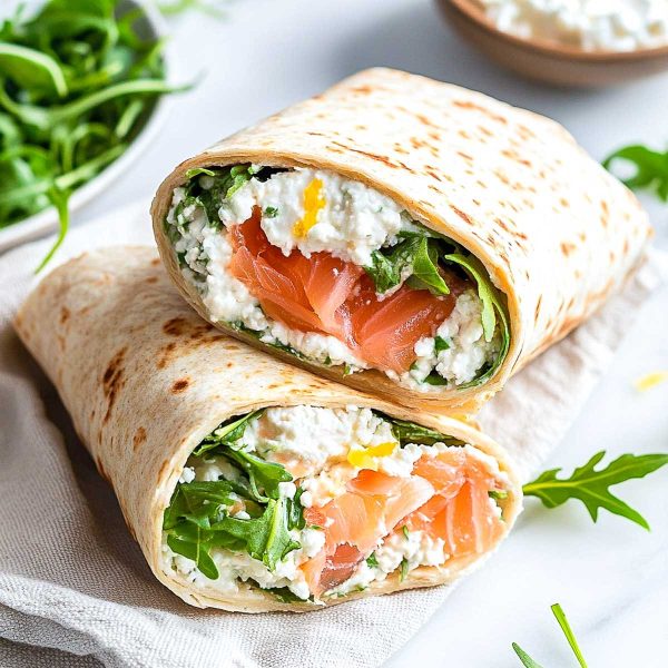 SMOKED SALMON COTTAGE WRAP - GLUTEN FREE